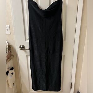 Heart & Hips Strapless Black Dress